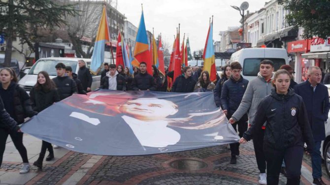 Atatürk’ün Edirne’ye Gelişinin 92’nci Yılı Törenle Kutlandı