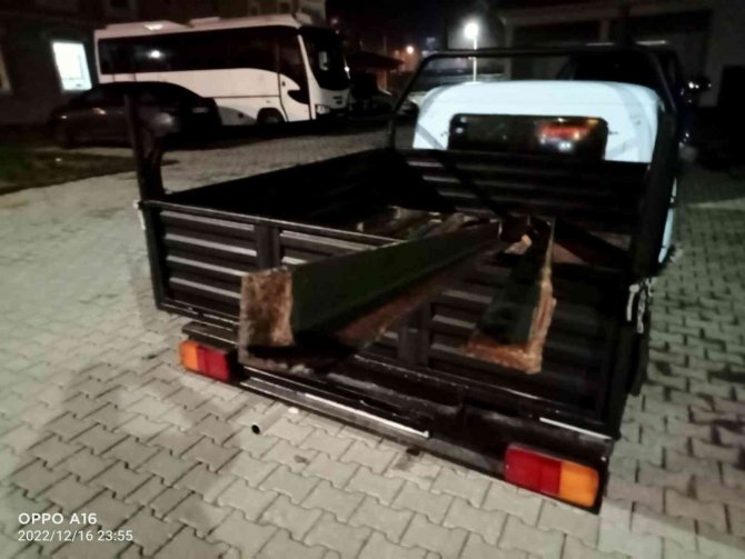 Köprü Demirlerini Çaldı Jandarmadan Kaçamadı