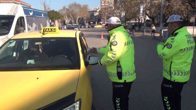 Bandırma’da Ticari Taksiler Denetlendi