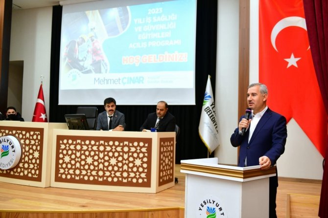 Yeşilyurt’ta İ̇ş Sağlığı Ve Güvenliği Eğitimi