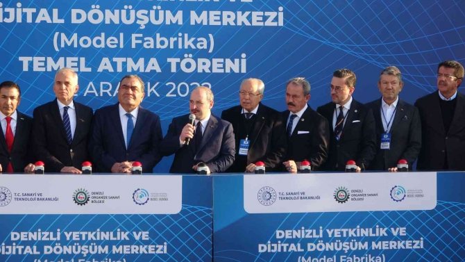 Bakan Varank, Denizli Osb’de Kurulacak Model Fabrika’nın Temelini Attı