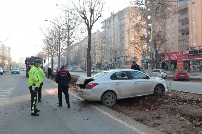 Yayalara Çarpmamak İsterken Ağaca Çarptı: 1 Yaralı