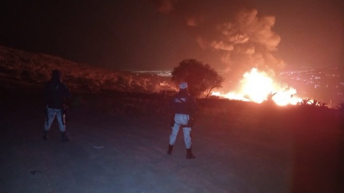 Meksika’da Petrol Boru Hattında Patlama: 1 Ölü