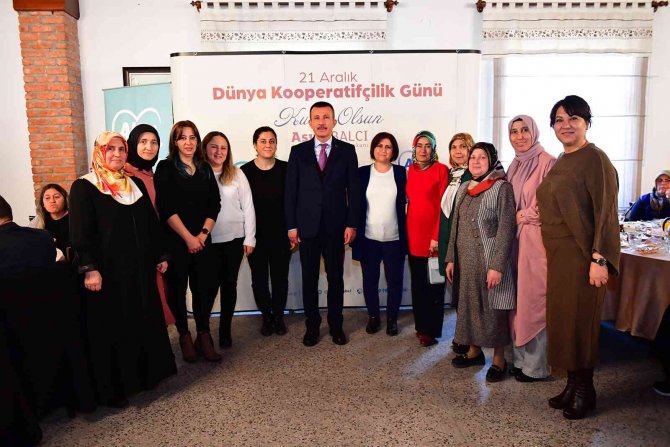 Başkan Balcı Dünya Kooperatifçilik Günü’nde Altıneller Kadın Kooperatifi Üyeleri İle Buluştu