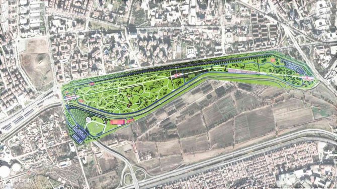 Doğal Yaşam Ve Atatürk Çocukları Parkı’nın Yapımı Sürüyor