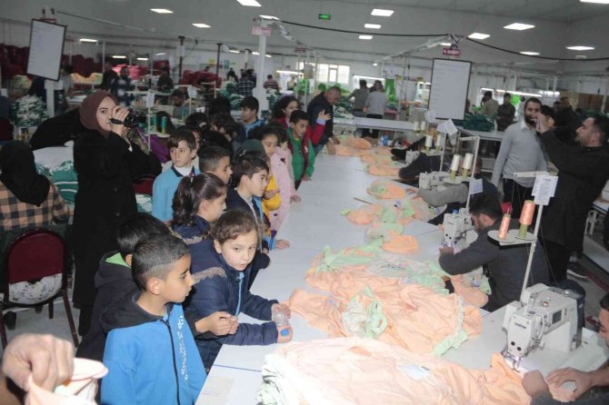 Minikler Üretime Katılarak Unutulmaz Gün Yaşadı
