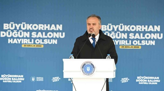 Büyükorhan Atıksu Arıtma Tesisi Ve Düğün Salonu Temeli Atıldı