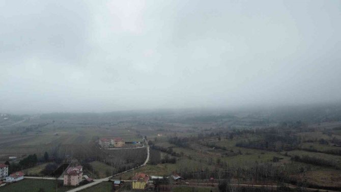 İ̇hsangazi İlçesi Sisle Kaplandı