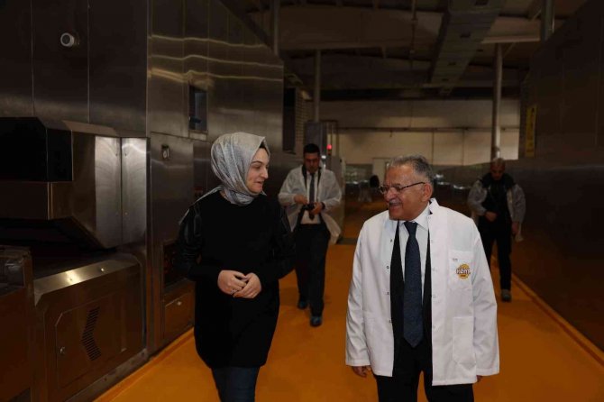 Başkan Büyükkılıç’tan Kent Ekmek Fabrikası’nda İ̇nceleme