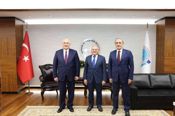 Başkan Büyükkılıç, Yargıtay Başkanı Akarca İle Yargıtay Cumhuriyet Başsavcısı Şahin Ve Heyetini Ağırladı