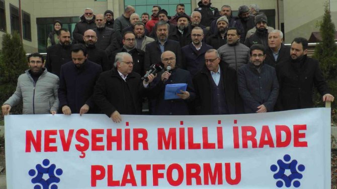 Nevşehir Milli İ̇rade Platformu O Profesör İçin Suç Duyurusunda Bulundu