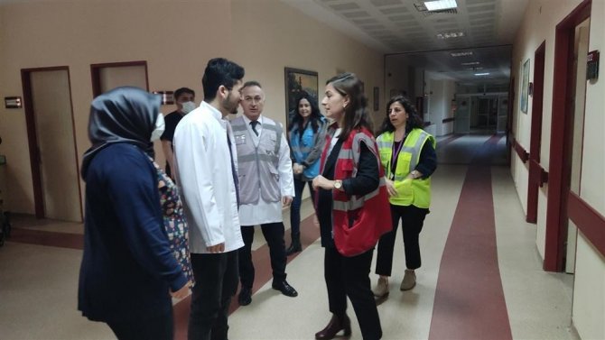 Sungurlu Devlet Hastanesi’ndeki Tatbikat Gerçeğini Aratmadı