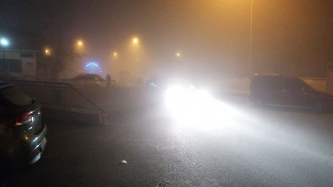 Tekirdağ’da Yoğun Sis Ulaşımı Olumsuz Etkiledi