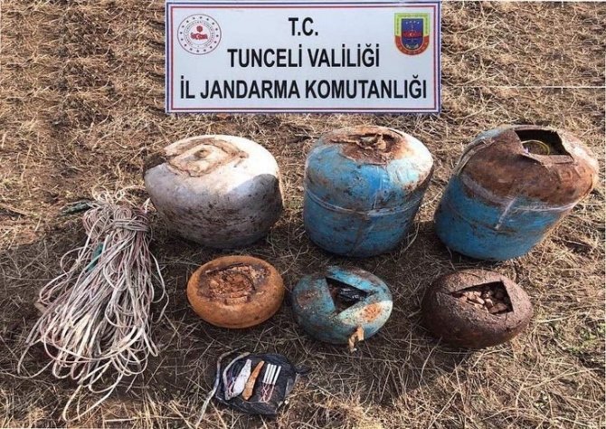 Tunceli’de 6 Eyp Düzeneği Ve 180 Kilo Patlayıcı Madde İmha Edildi