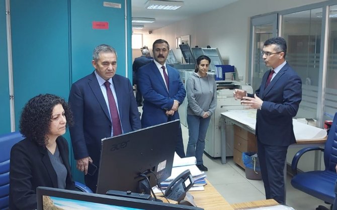 Vali Mete Buhara Tapu Ve Kadastro Müdürlüklerinde İnceleme Yaptı