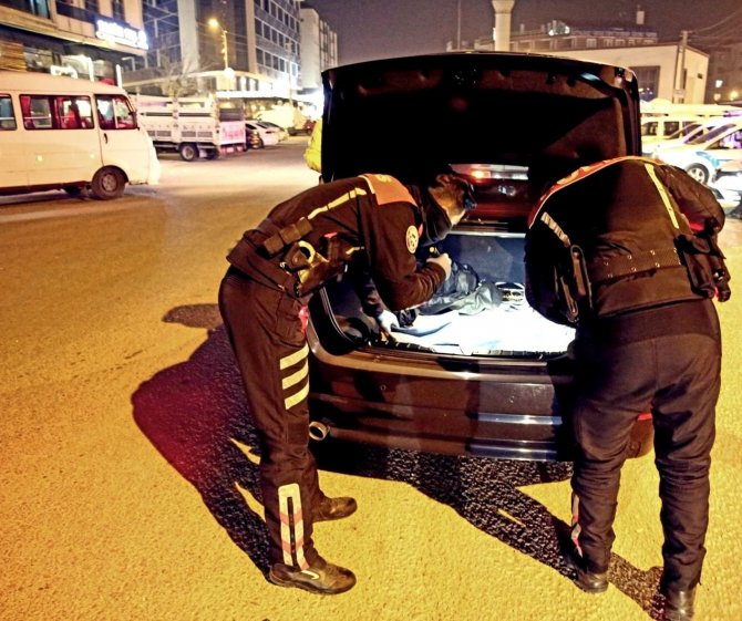 Polis Kent Genelinde Denetim Yaptı