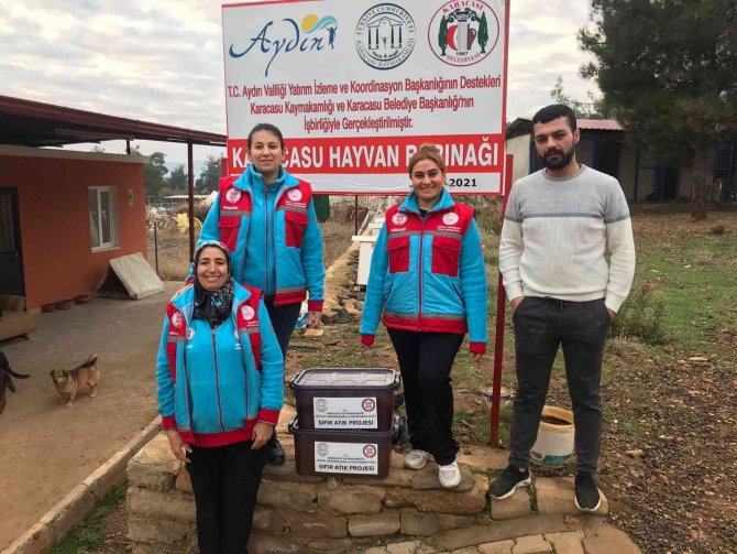 Karacasu’daki Lokantalarda Artan Yemekler Can Dostlara Veriliyor