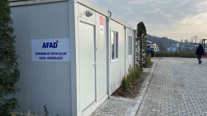 Düzce’de Konteyner Kentlerde Yaşam Başladı