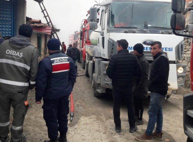 Emet’te Ekmek Fırınında Yangın