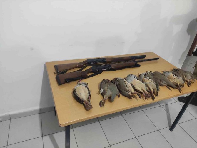 Kars’ta Kaçak Avcılar Suçüstü Yakalandı