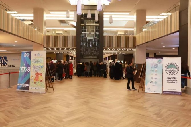 “Erciyes’te Bir Sevda Masalı: Kerem İ̇le Aslı” Sergisi Hayran Bırakıyor