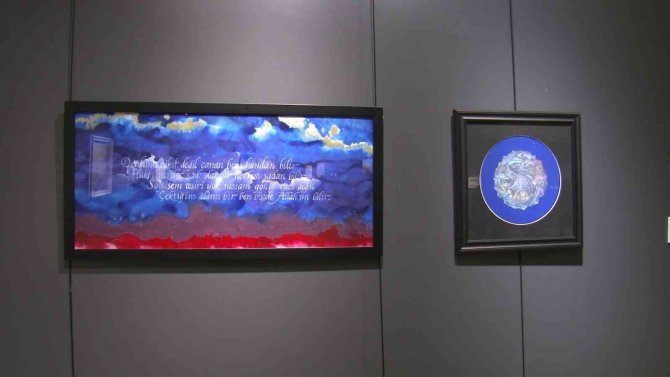 Üsküdar’da ‘Harflerle El Ele Kaligrafi Sergisi’ Sanatseverlerle Buluştu