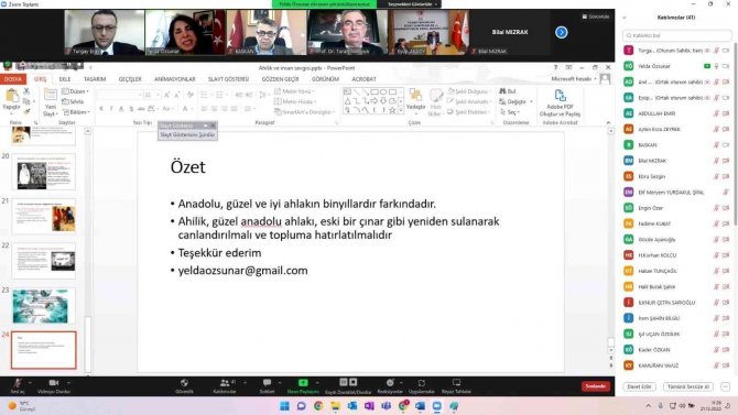 Adü, Düzenlediği Panel İle Ahiliğin Önemine Dikkat Çekti