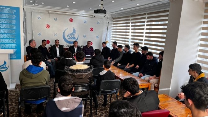 Fendoğlu’ndan Mhp İ̇l Başkanı Gök’e Hayırlı Olsun Ziyareti