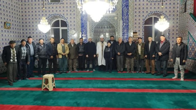 Hisarcık Şeyhçakır Köyünde Sabah Namazı Buluşması