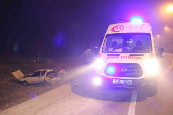 Karaman’da Yoğun Sis Kazaya Neden Oldu: 1 Ölü, 2 Yaralı