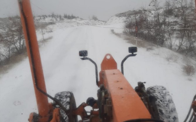 Adıyaman-malatya Karayolunda Kar Yağışı Etkili Oldu