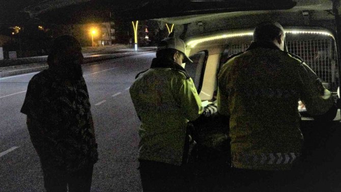 Alkollü Sürücüler Gece Denetlemesine Takıldı