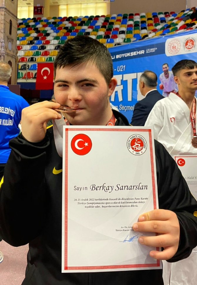 Bolu’nun İlk Para-karate Sporcusu Bronz Madalya Kazandı