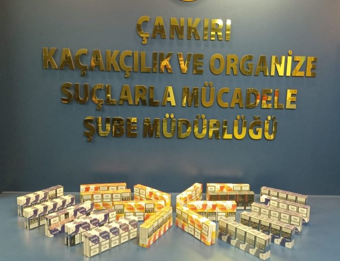 Çankırı’da Çok Sayıda Kaçak Sigara Ve Makaron Ele Geçirildi