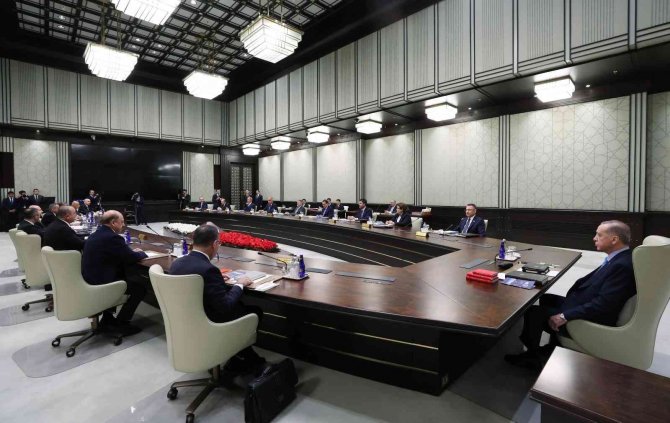 Cumhurbaşkanlığı Kabinesi, Cumhurbaşkanı Recep Tayyip Erdoğan Başkanlığında Beştepe’de Toplandı.