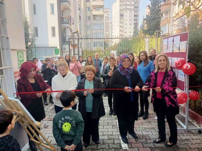 Miniklerden Doğa Temalı Resim Sergisi