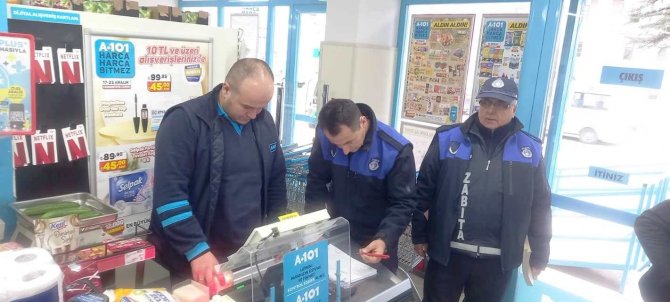 Hisarcık’ta Marketlere Denetim