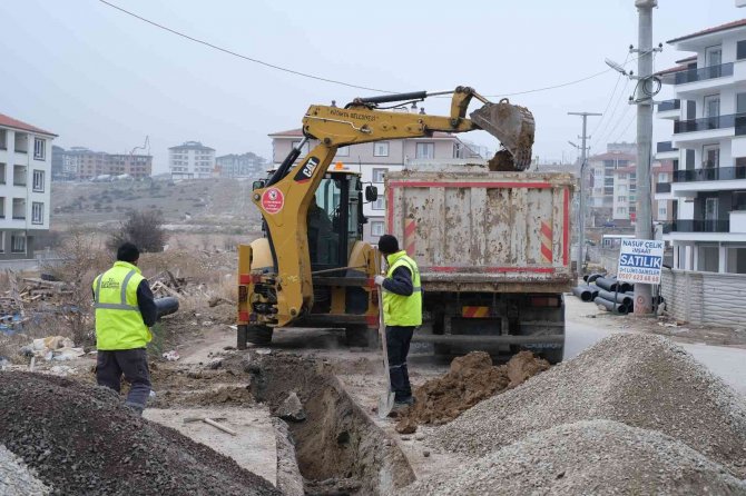 Kütahya’nın Zafertepe Ve İ̇nköy Mahallelerinde Yağmur Suyu Hattı