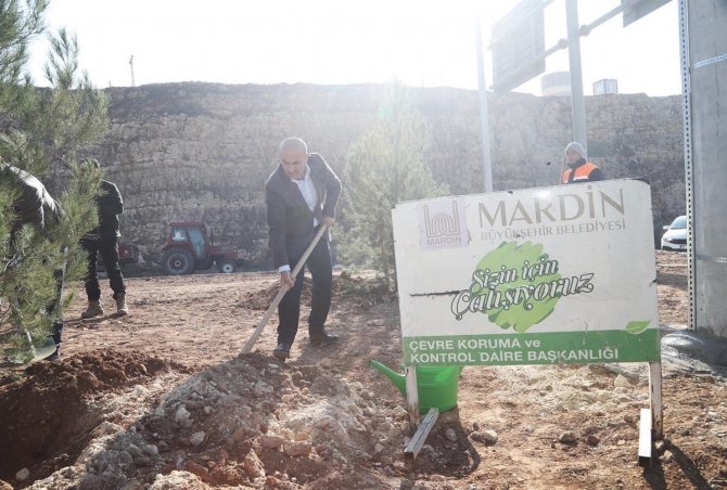 Mardin’de 2 Bin Ağaç Ve Fidan Daha Toprakla Buluştu