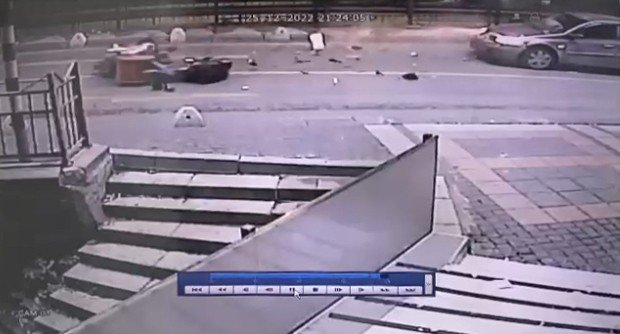 İ̇stanbul’da Motosikletli Kuryenin Öldüğü Feci Kaza Kamerada