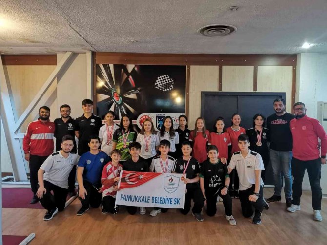 Denizlili Dartçılardan 12 Madalya