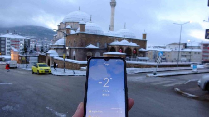 Yozgat’ta Kar Yağışı Etkili Oldu