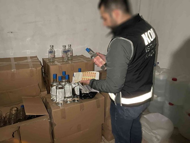 İ̇stanbul’da Yılbaşı Öncesi Sahte Alkol Operasyonu