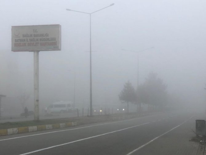 Batman’da Yoğun Sis: Görüş Mesafesi 5 Metreye Kadar Düştü