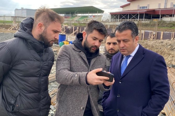 Çarşamba Kapalı Yüzme Havuzu Yükseliyor