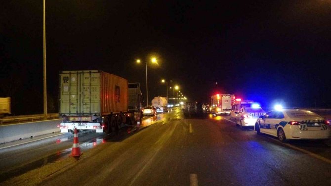 İ̇zmir’de Alev Topuna Dönen Vidanjör Böyle Patladı