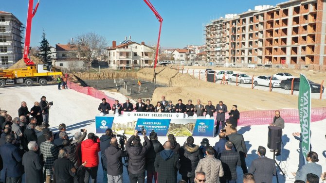 Karatay’da Akasya Park Konut Yapı Kooperatifi’nin Temeli Atıldı