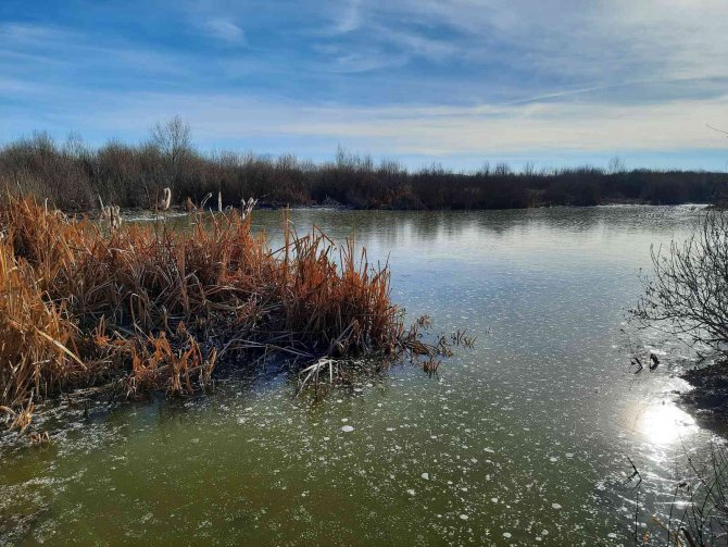Kars Eksi 9’u Gördü, Kars Çayı Kısmen Dondu