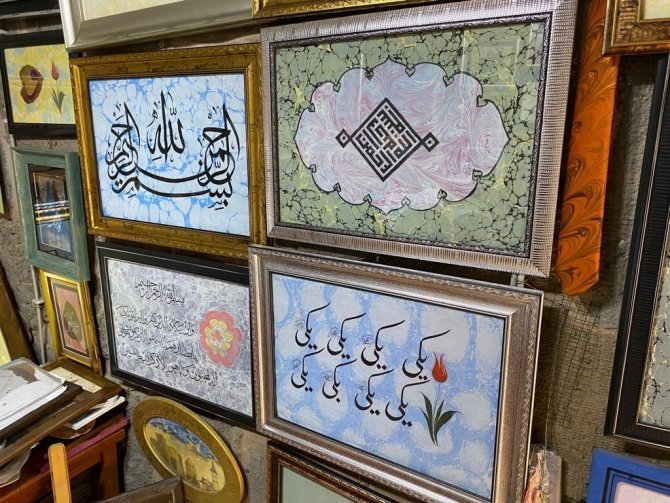 4 Sanatı 1 Tabloda Birleştirdi