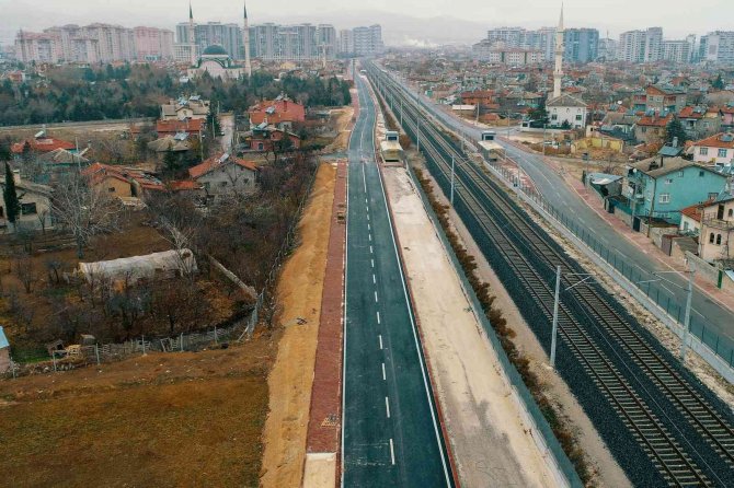 Meram’a Yeni Kazandırılan Caddelerde Çalışmalar Sürüyor